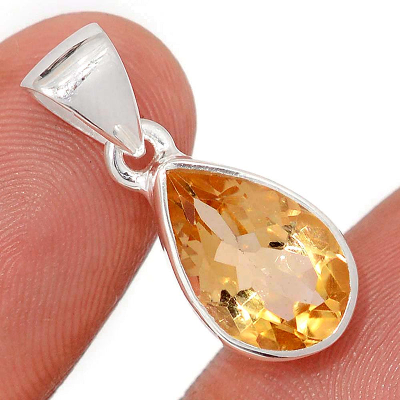 1" Citrine Pendants - CITP2477