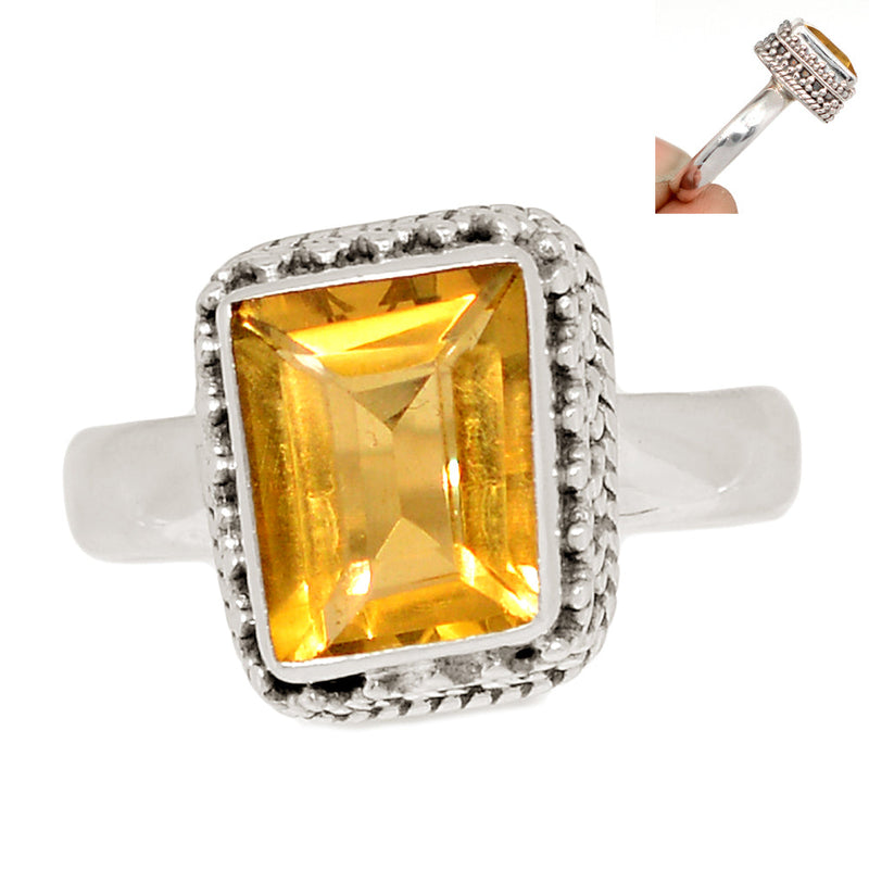 Fine Filigree - Citrine Ring - CITR1493
