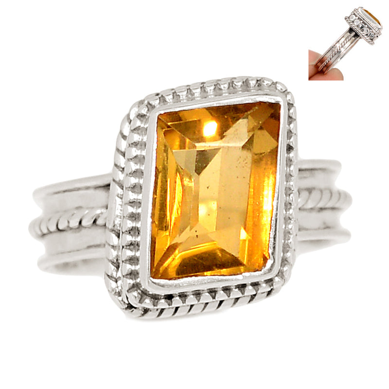 Fine Filigree - Citrine Ring - CITR1494