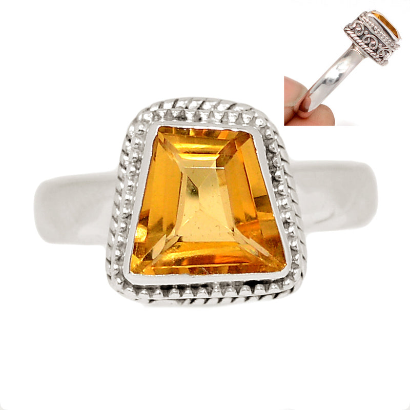 Fine Filigree - Citrine Ring - CITR1502