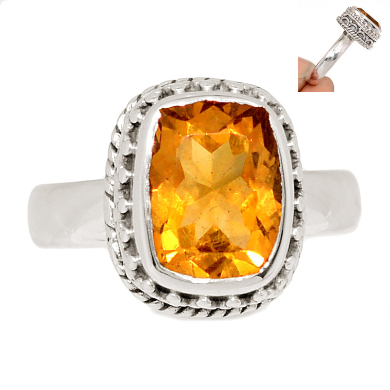 Fine Filigree - Citrine Ring - CITR1503