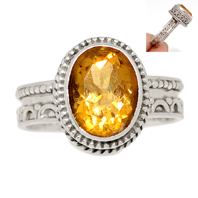 Fine Filigree - Citrine Ring - CITR1508