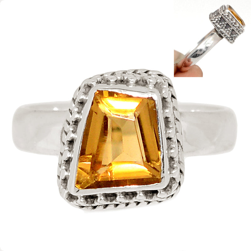 Fine Filigree - Citrine Ring - CITR1512