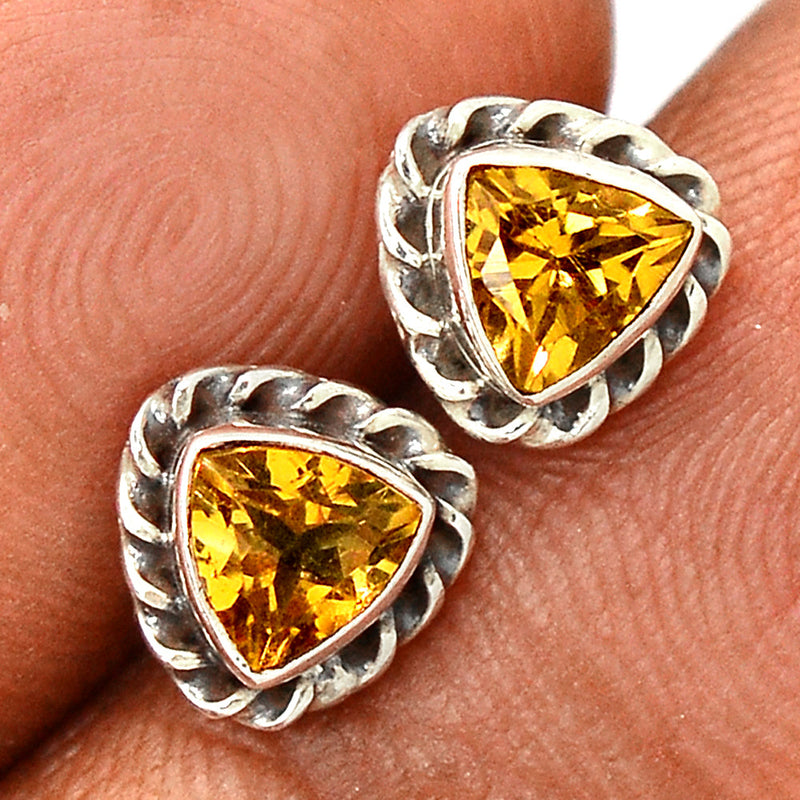 Citrine Studs - CITS905