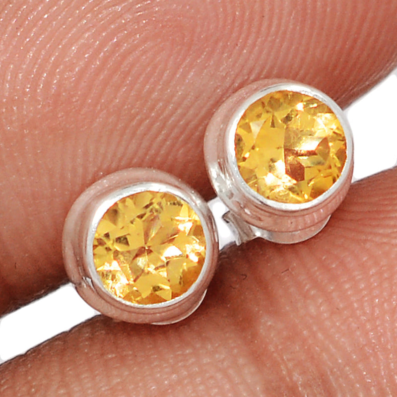Citrine Studs - CITS910