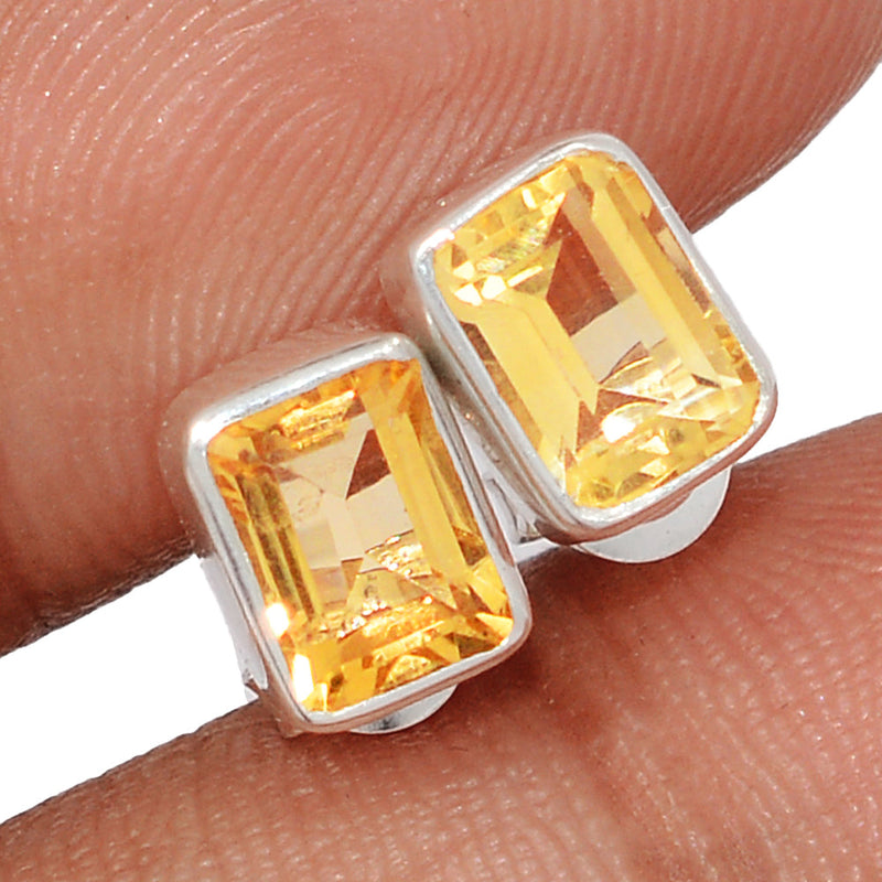 Citrine Studs - CITS915