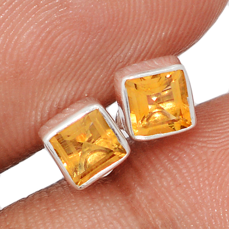 Citrine Studs - CITS916