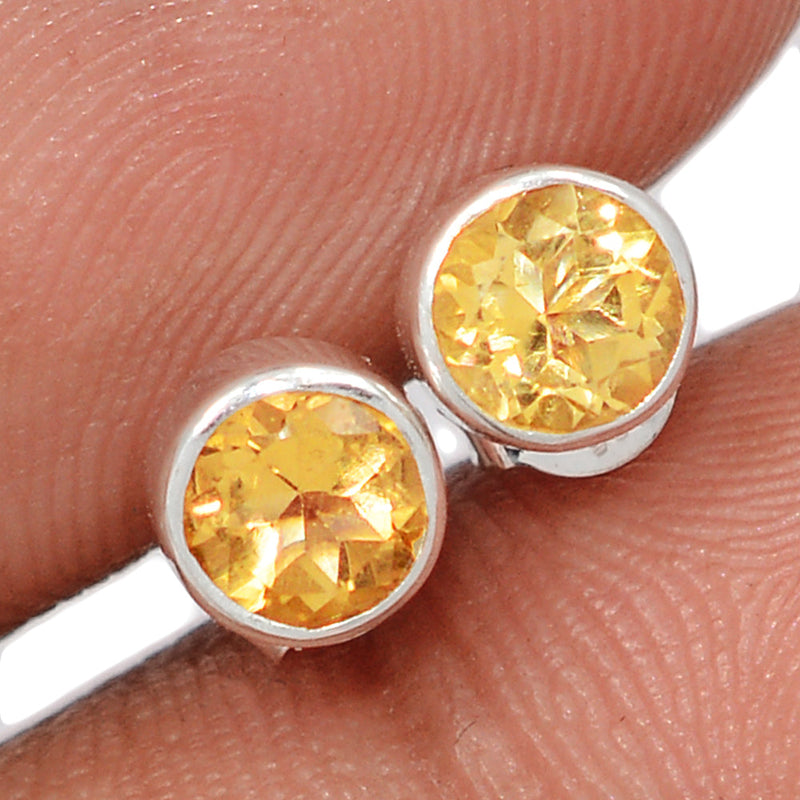 Citrine Studs - CITS917