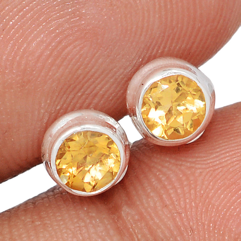 Citrine Studs - CITS918