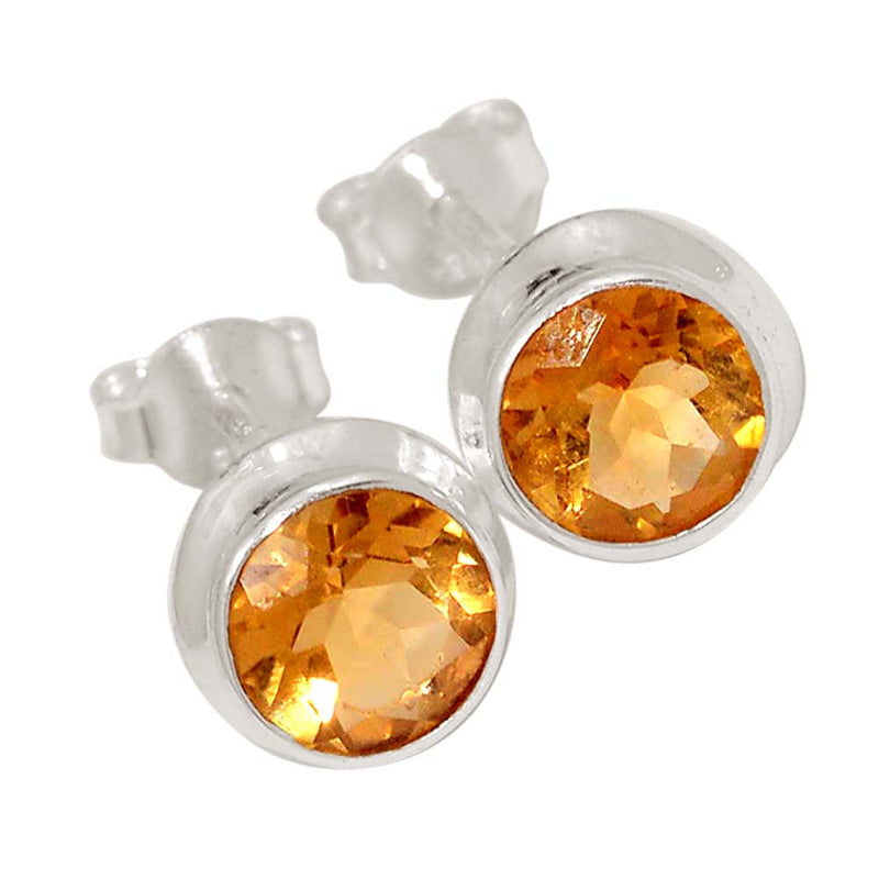 Mandarin Citrine Studs - CITS920