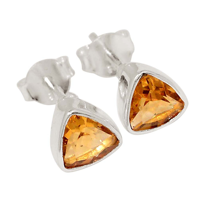 Mandarin Citrine Studs - CITS921