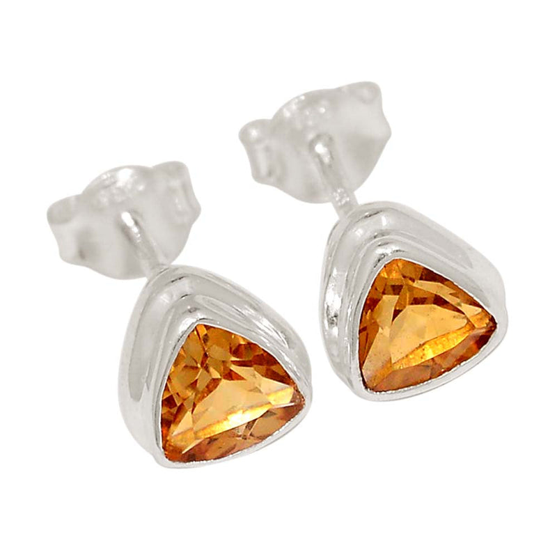 Mandarin Citrine Studs - CITS924