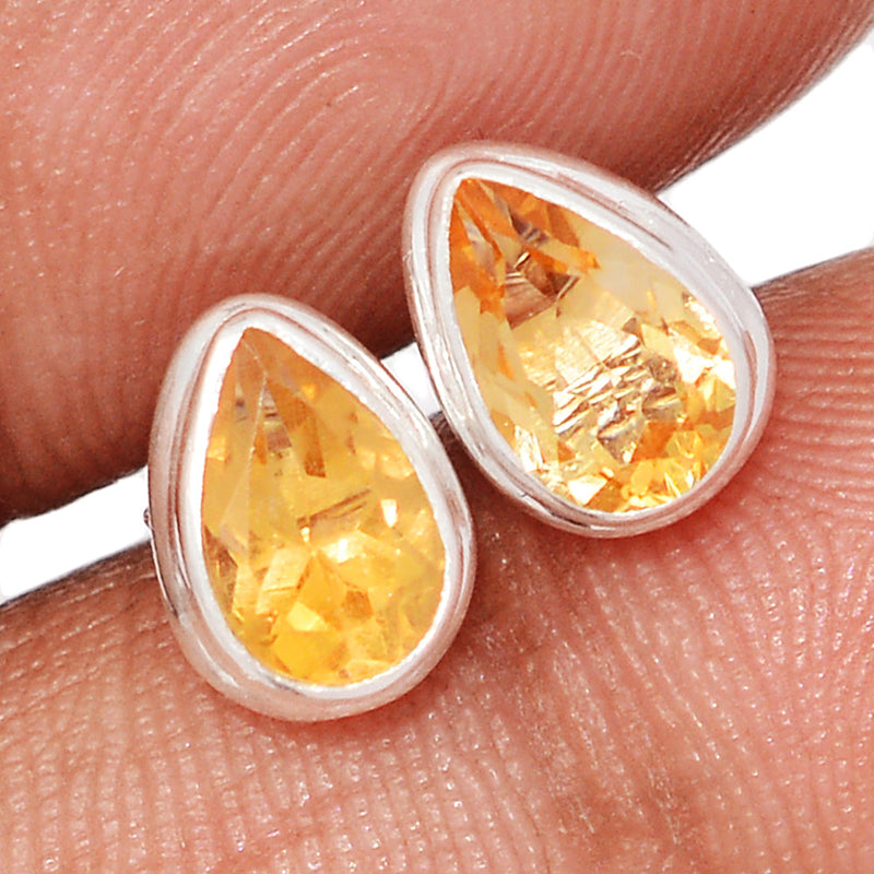 Citrine Studs - CITS929