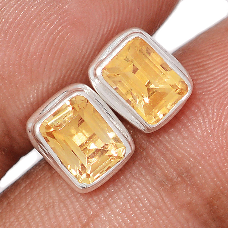 Citrine Studs - CITS930