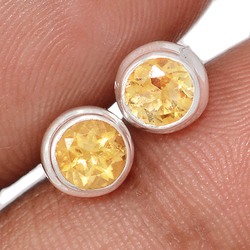 Citrine Studs - CITS931