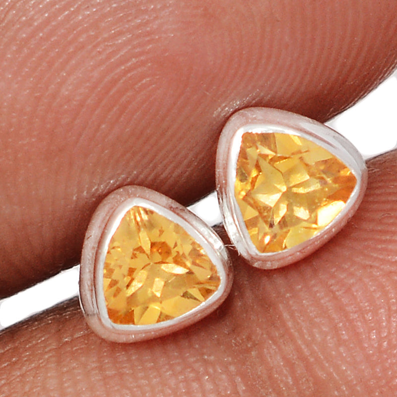 Citrine Studs - CITS934