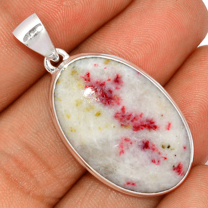 1.7" Cinnabar In Scapolite Pendants - CNBP743