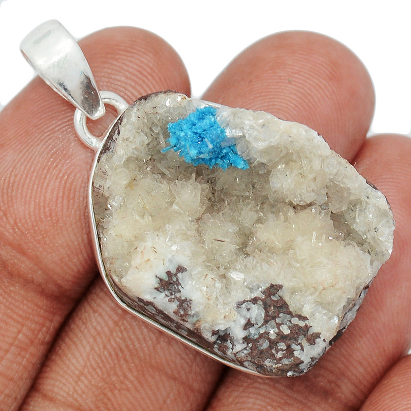 1.6" Cavansite Crystal Pendants - CNCP555