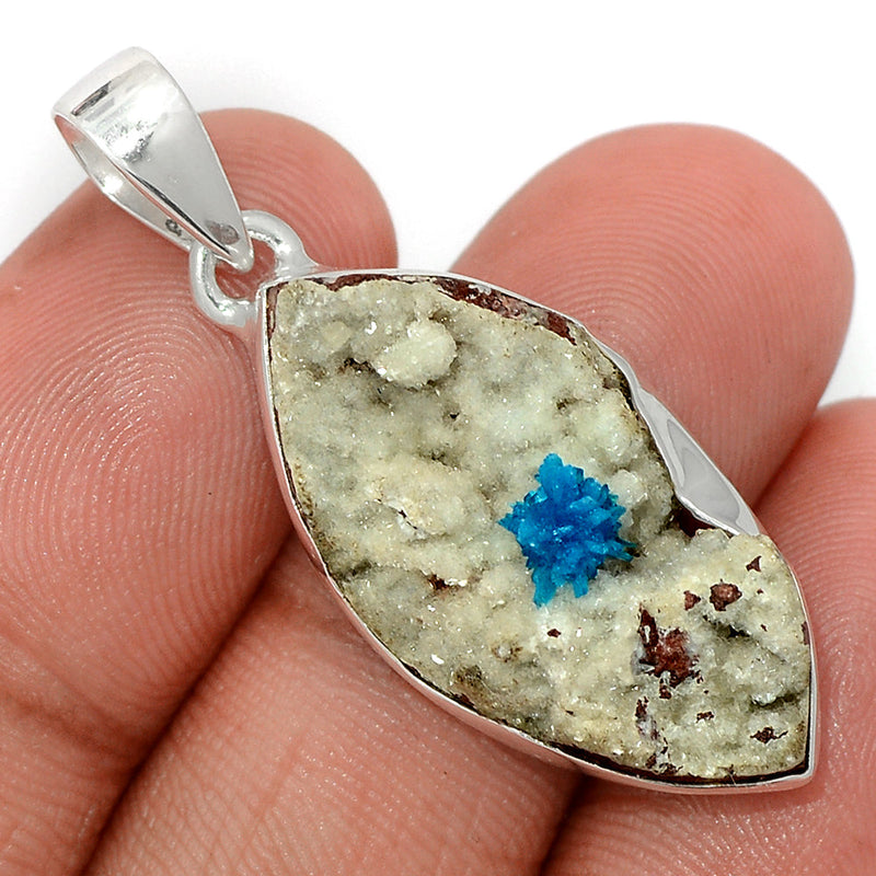 1.6" Cavansite Crystal Pendants - CNCP566