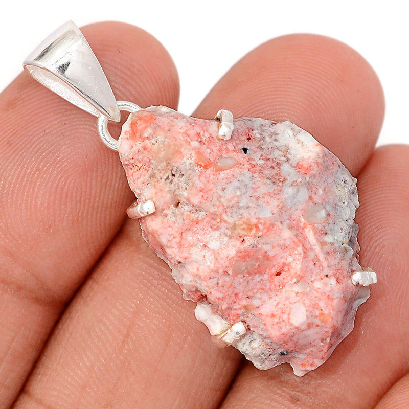 1.6" Claw - Cinnabar Rough Pendants - CNRP51