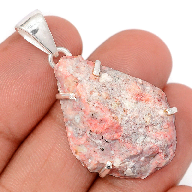 1.6" Claw - Cinnabar Rough Pendants - CNRP52