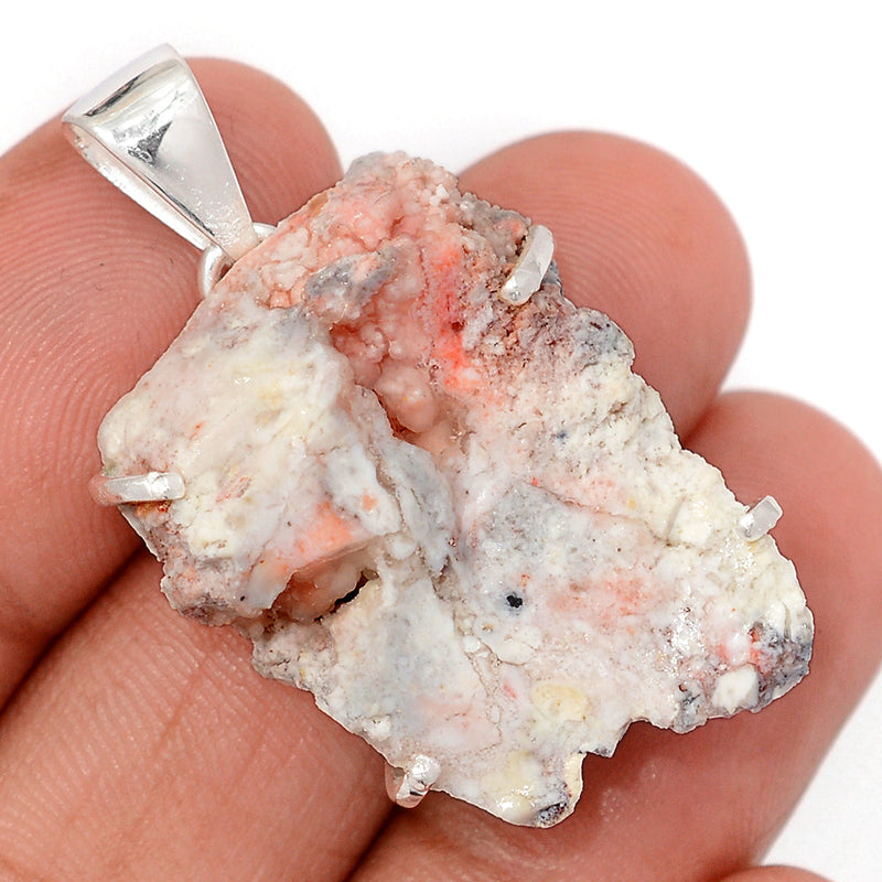 1.6" Claw - Cinnabar Rough Pendants - CNRP58