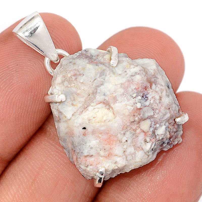 1.3" Claw - Cinnabar Rough Pendants - CNRP61