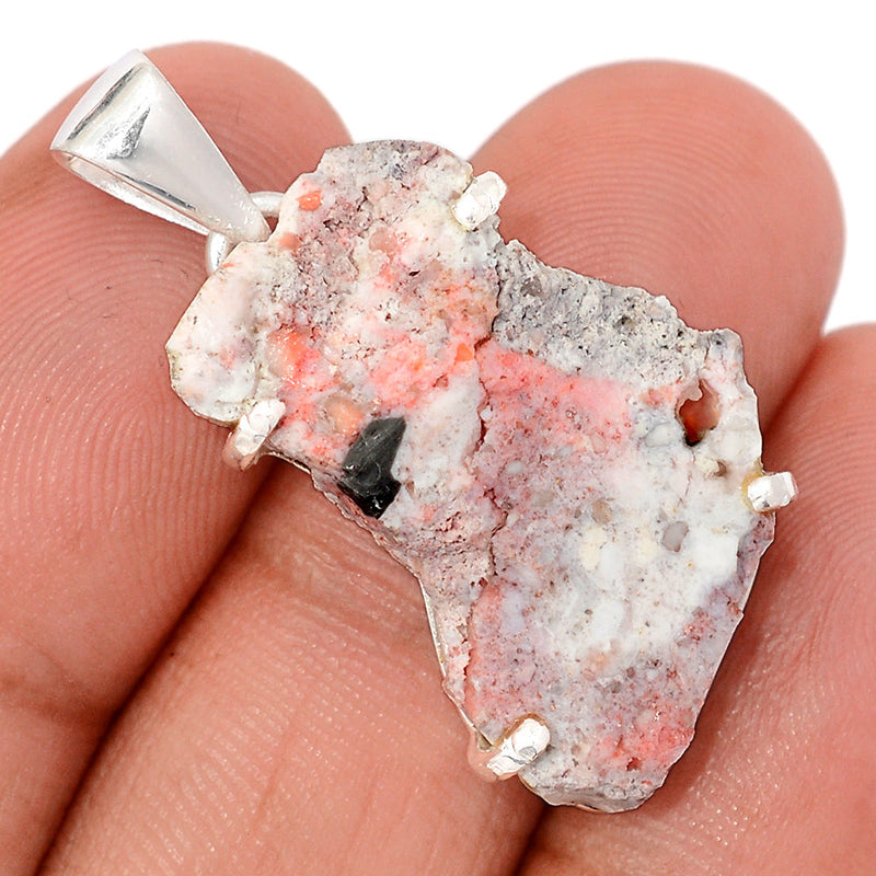 1.3" Claw - Cinnabar Rough Pendants - CNRP64