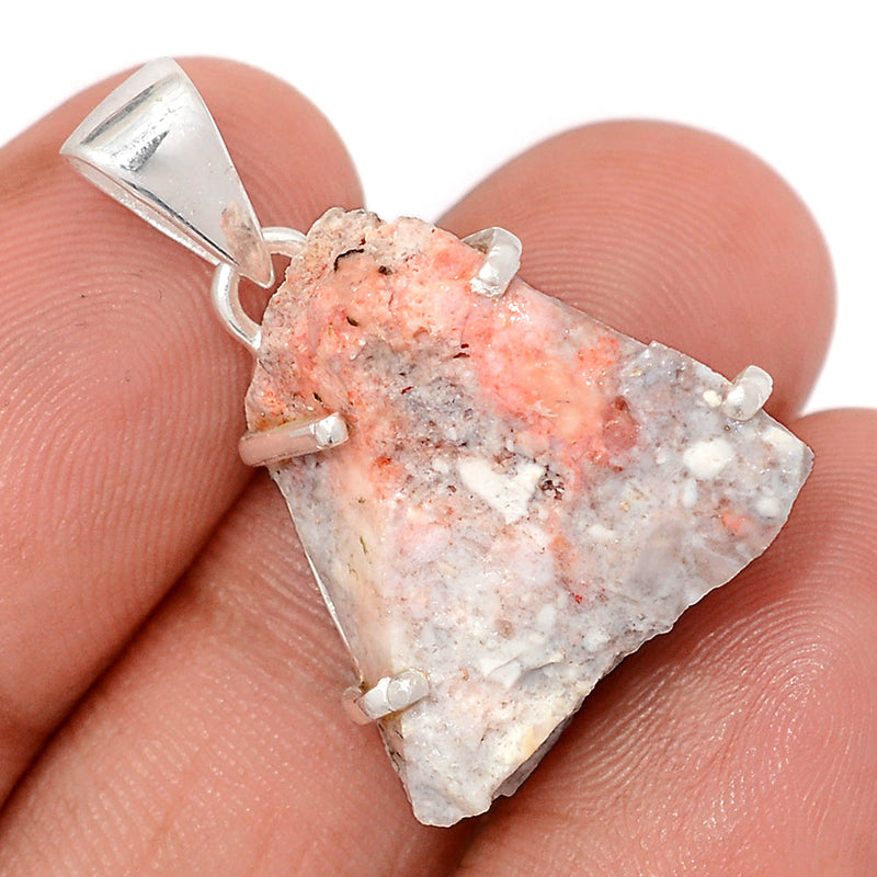 1.2" Claw - Cinnabar Rough Pendants - CNRP69