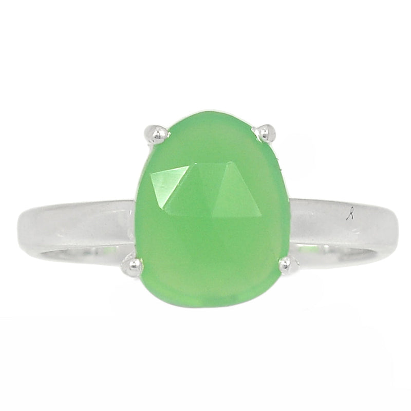 Claw - Chrysoprase Faceted Ring - CPFR207