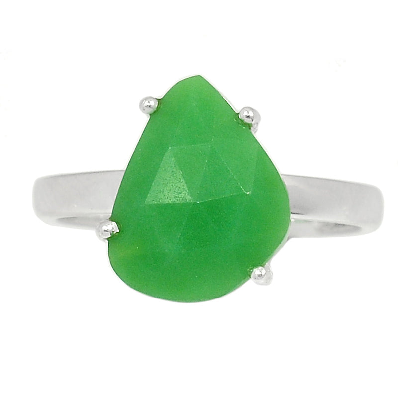 Claw - Chrysoprase Faceted Ring - CPFR210