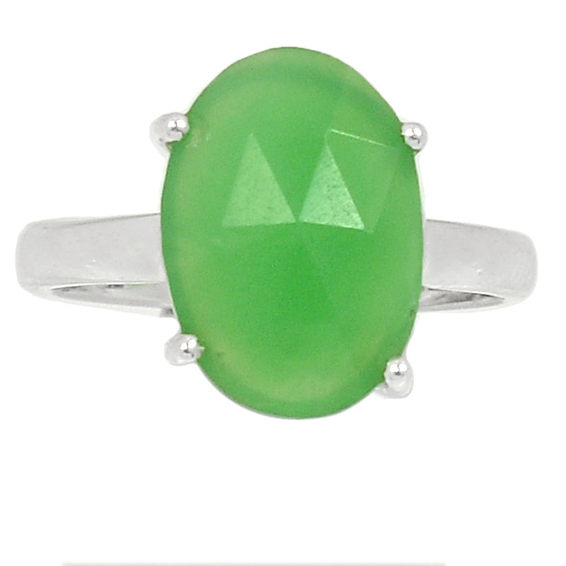 Claw - Chrysoprase Faceted Ring - CPFR214