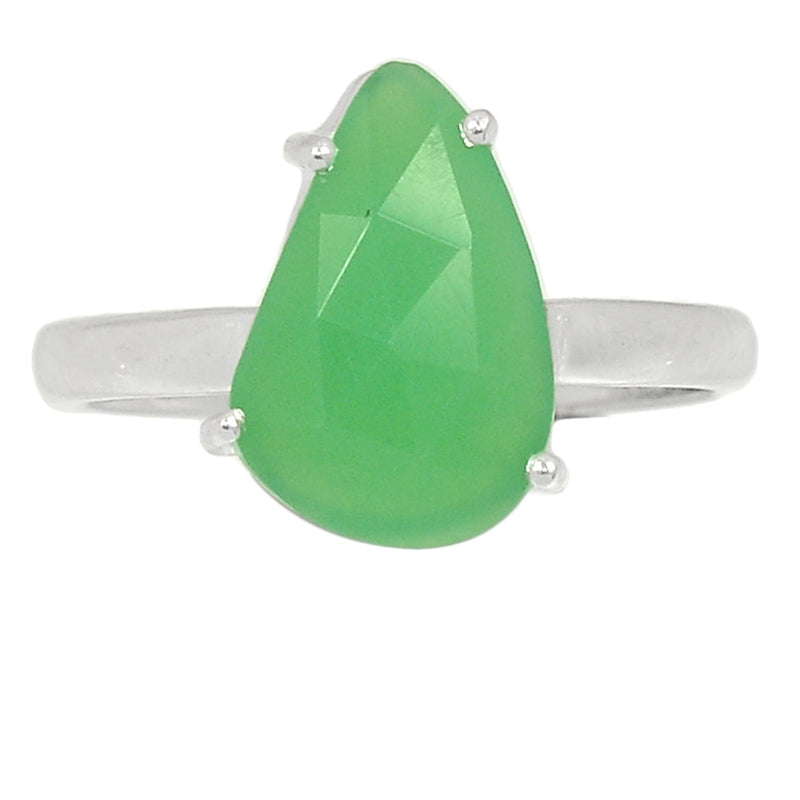 Claw - Chrysoprase Faceted Ring - CPFR216