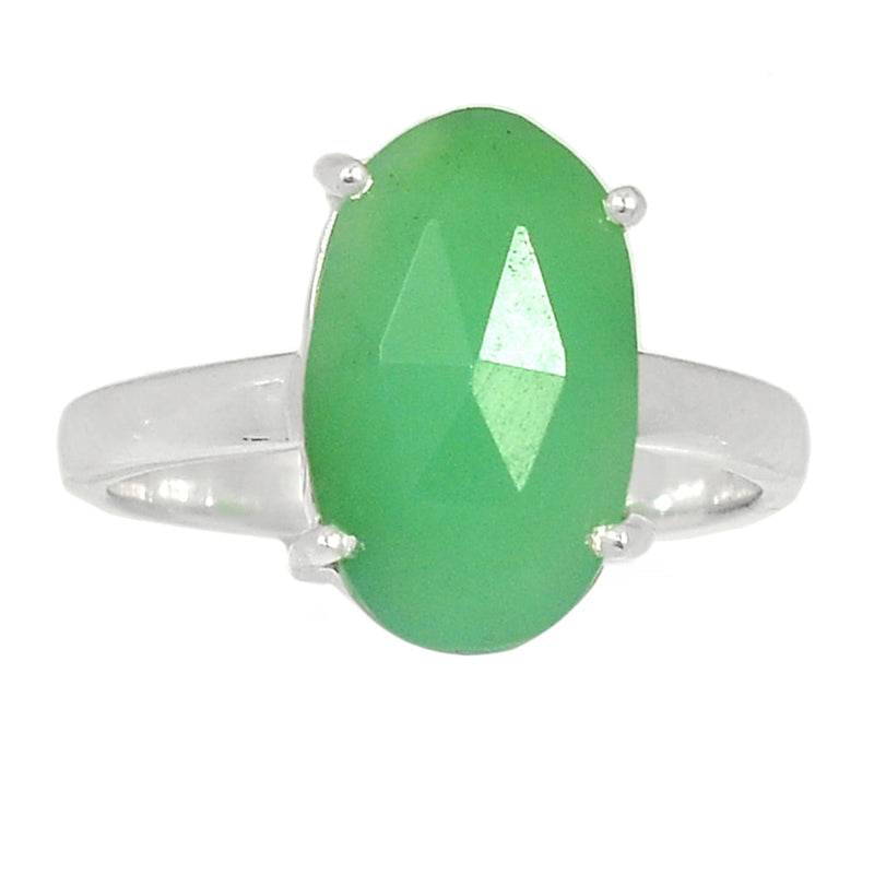 Claw - Chrysoprase Faceted Ring - CPFR218