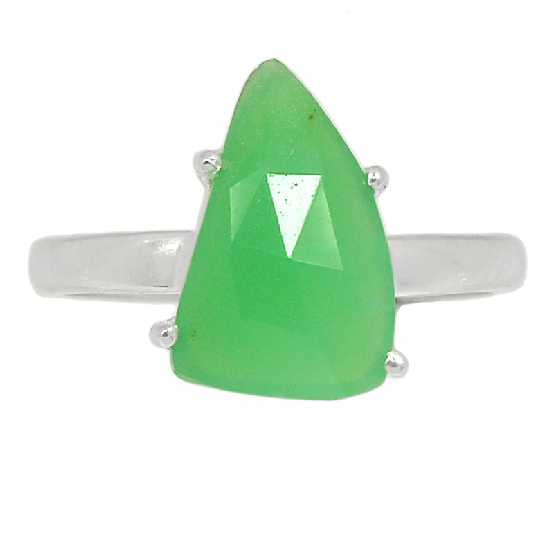 Claw - Chrysoprase Faceted Ring - CPFR222