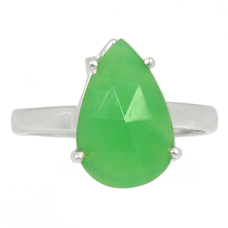 Claw - Chrysoprase Faceted Ring - CPFR223
