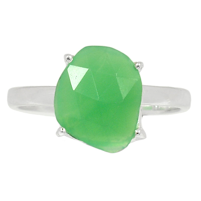 Claw - Chrysoprase Faceted Ring - CPFR224