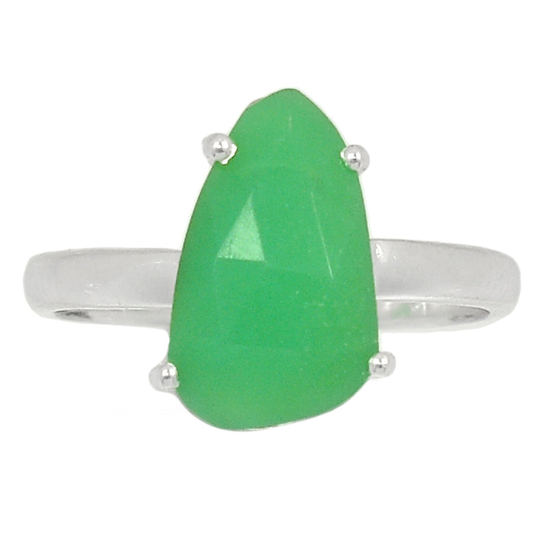 Claw - Chrysoprase Faceted Ring - CPFR227