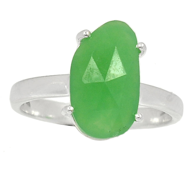 Claw - Chrysoprase Faceted Ring - CPFR228