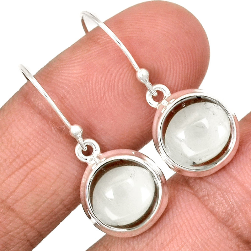 1.2" Crystal Cabochon Earrings - CRCE84