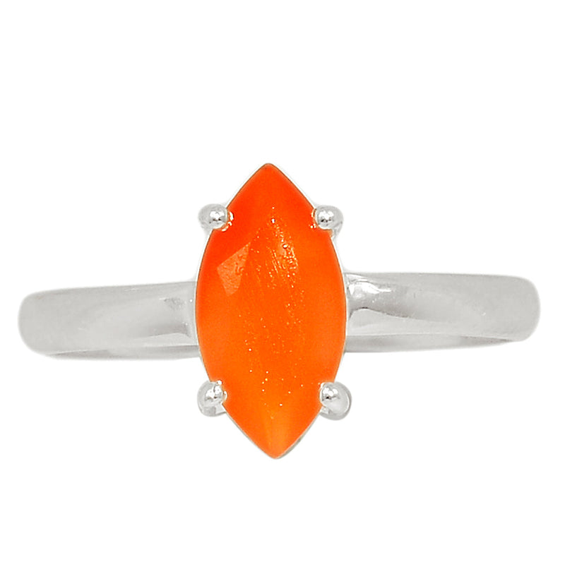 Claw - Carnelian Faceted Ring - CRFR351