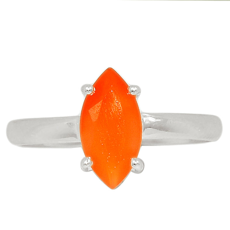 Claw - Carnelian Faceted Ring - CRFR352