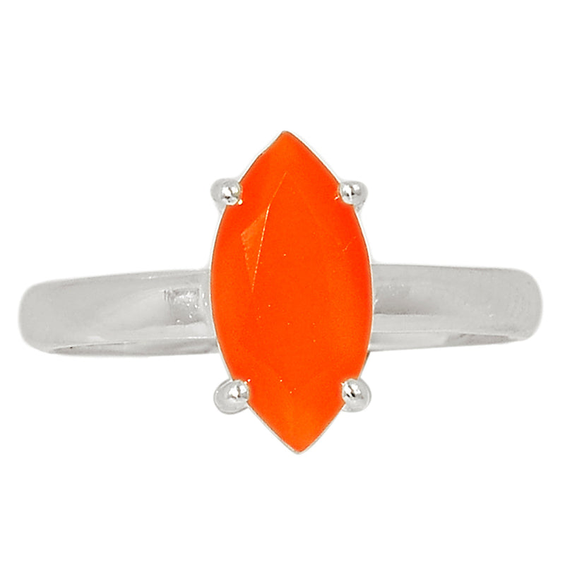 Claw - Carnelian Faceted Ring - CRFR355