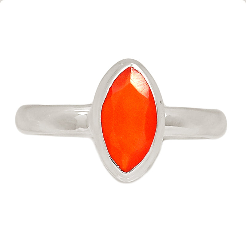Carnelian Faceted Ring - CRFR362