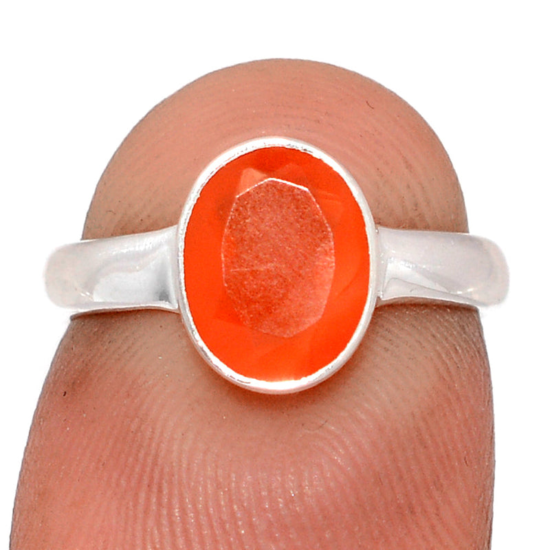 Carnelian Faceted Ring - CRFR371