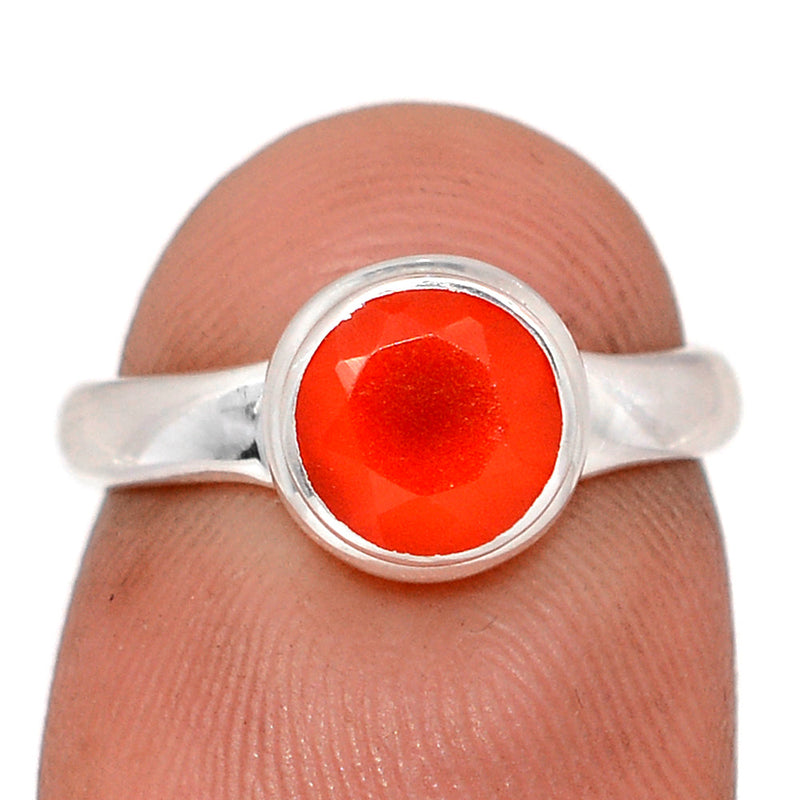Carnelian Faceted Ring - CRFR372