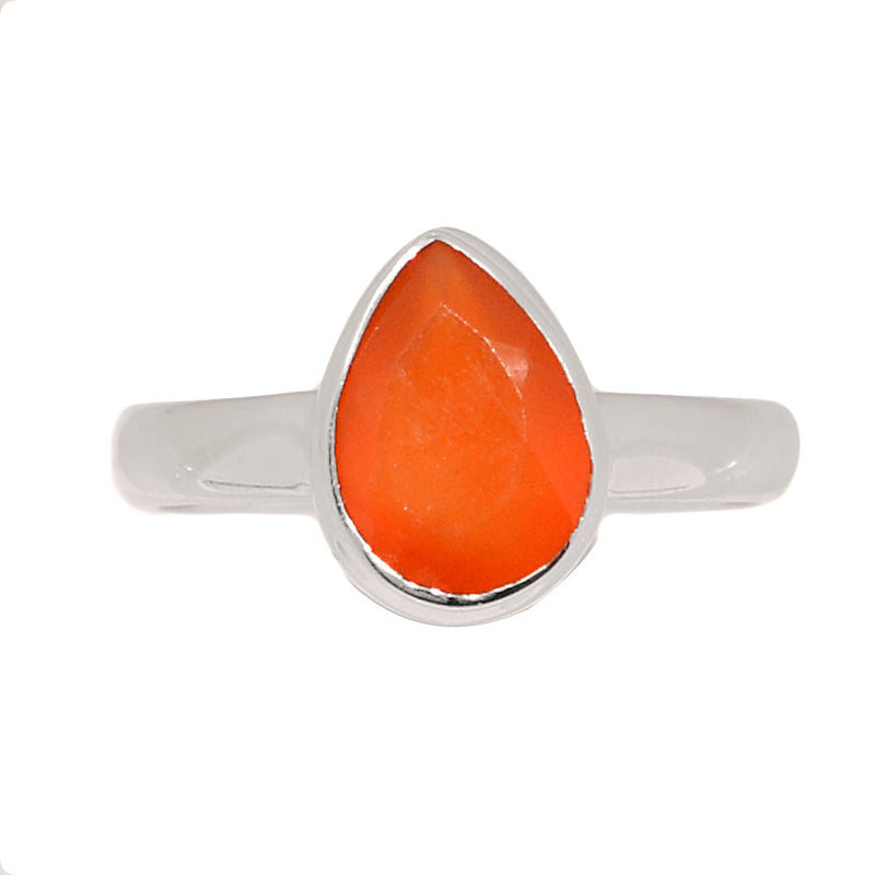 Carnelian Faceted Ring - CRFR376