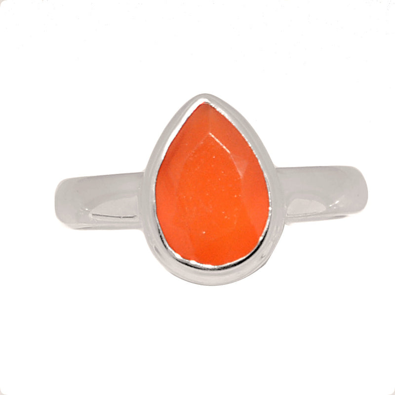 Carnelian Faceted Ring - CRFR378