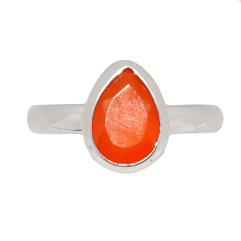Carnelian Faceted Ring - CRFR381
