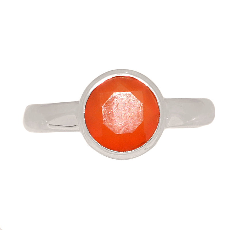 Carnelian Faceted Ring - CRFR382